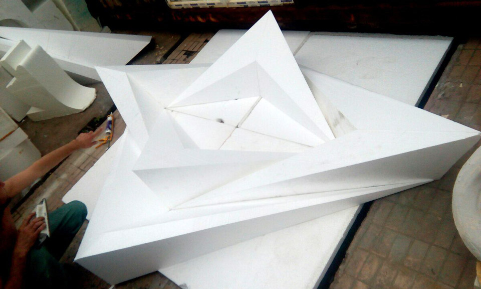 Садовые фигуры из пенопласта